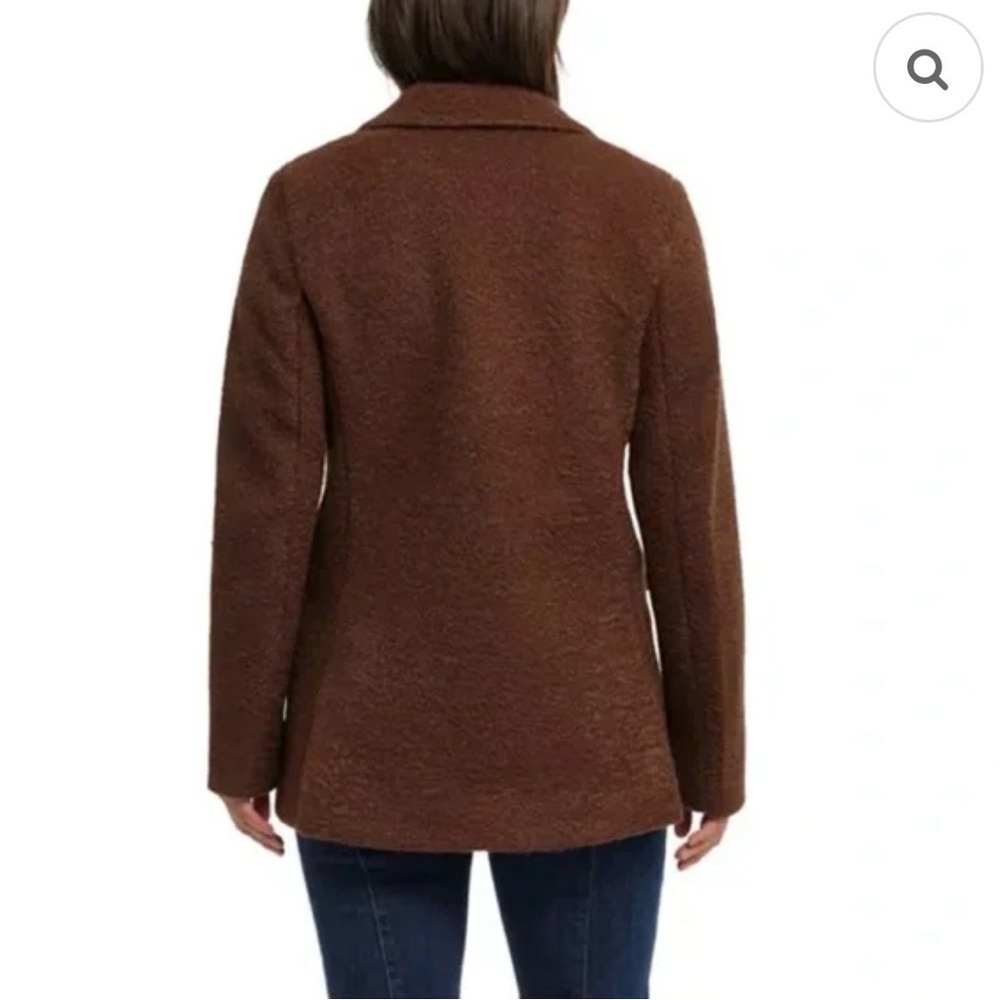 Anthropology Boucle Chocolate winter Blazer size small, medium, XL $200 - Picture 3 of 14